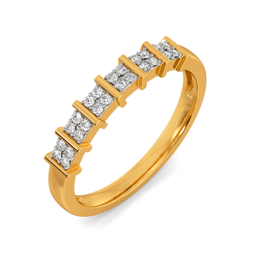Plaid Perfect Diamond Rings