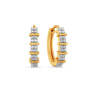 Plaid Perfect Diamond Earrings