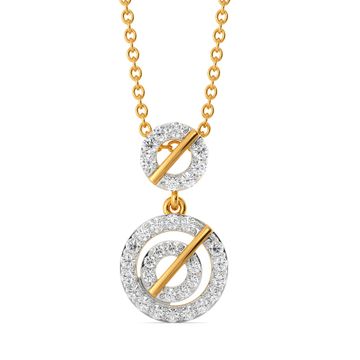 Hula Hoop Habit Diamond Pendants