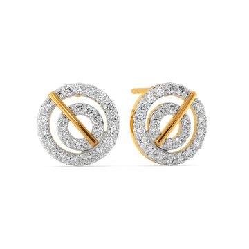 Hula Hoop Habit Diamond Earrings