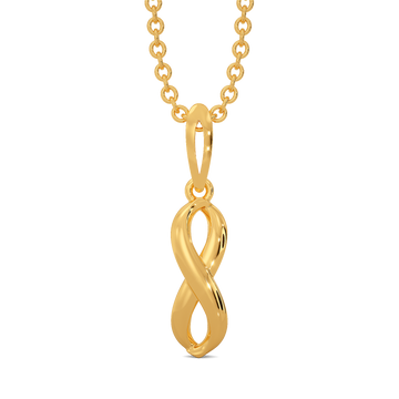 Enwraped Gold Pendants
