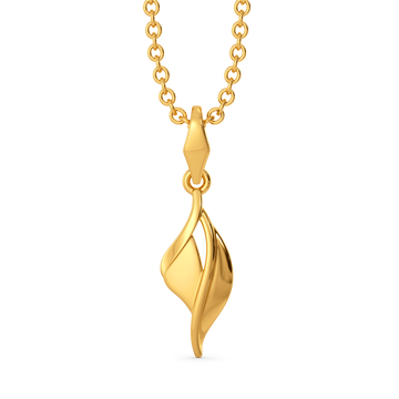 Wrapped in Cozy Gold Pendants