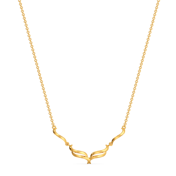 Autumn Wrapped Gold Necklaces