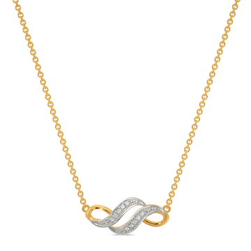 Wrap Whisper Diamond Necklaces