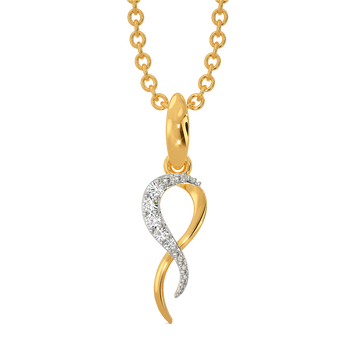 Wrapped in Spark Diamond Pendants