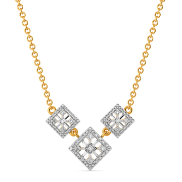 Yarn and Daydreams Diamond Necklaces