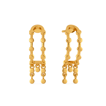 Mini Sparks Gold Earrings