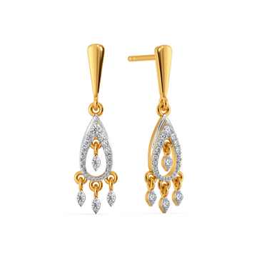 Dazzle in Fringe Diamond Earrings