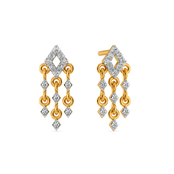 Dazzle in Fringe Diamond Earrings