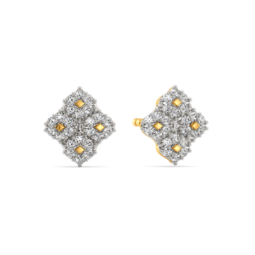 Summertime Knits Diamond Earrings