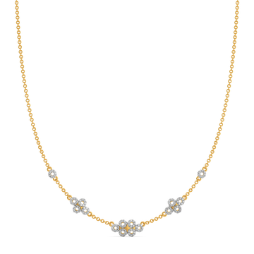In a Summer Loop Diamond Necklaces