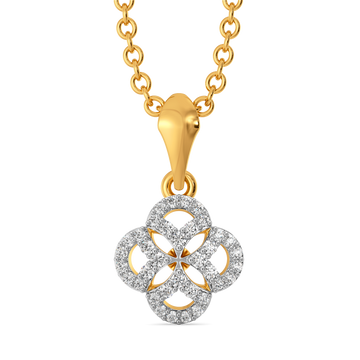 In a Summer Loop Diamond Pendants