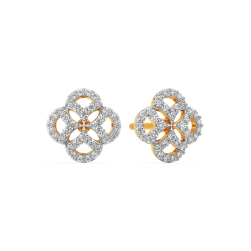 In a Summer Loop Diamond Earrings