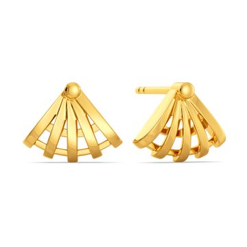 Jovial Weave Gold Earrings