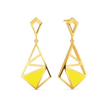 Mod Marigold Gold Earrings