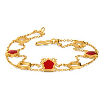 Pent Up Cherry Gold Bracelets