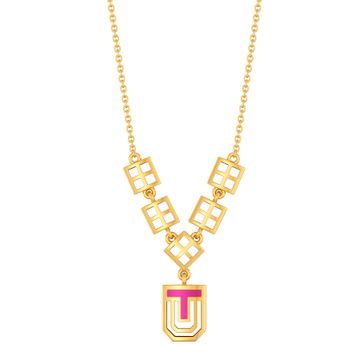 Pink Punch Gold Necklaces