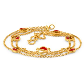 The Scarlet Sun Gold Bracelets