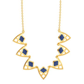 Azure Toned Gold Necklaces