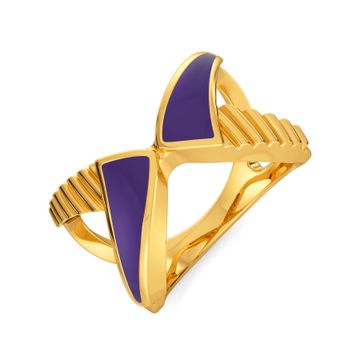 Dazzle Royale Gold Rings