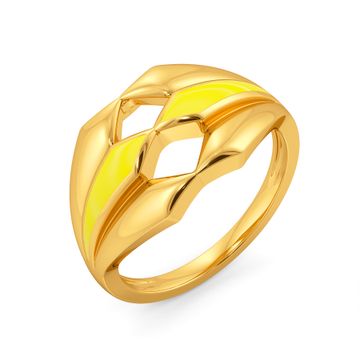 Boldly Marigold Gold Rings