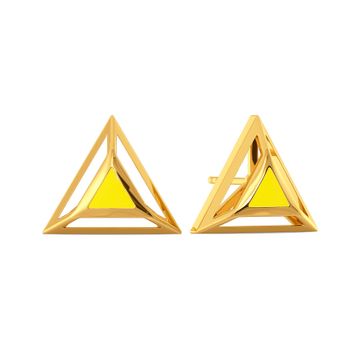 Tang O Yellow Gold Earrings