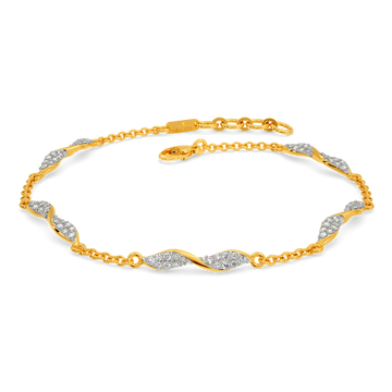 Ruffle Romance Diamond Bracelets