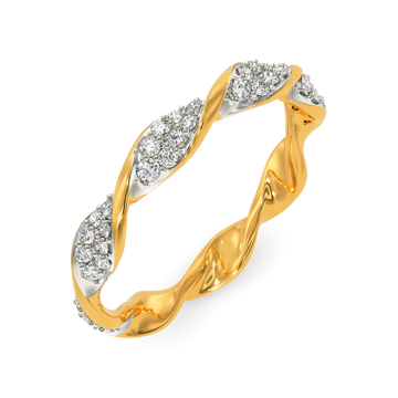Ruffle Romance Diamond Rings