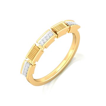Gold Glam Diamond Rings