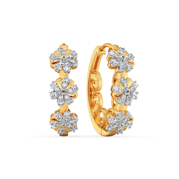 Vintage Garden Party Diamond Earrings