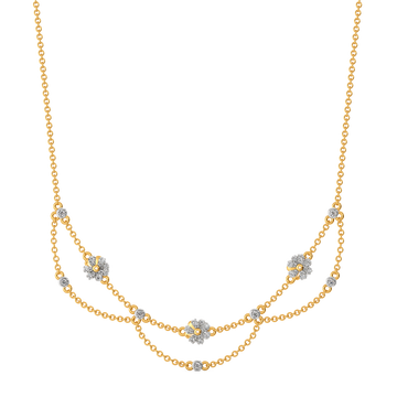 Vintage Garden Party Diamond Necklaces