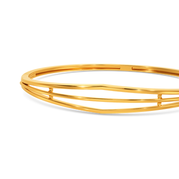 Moment of Peak Gold Bangles