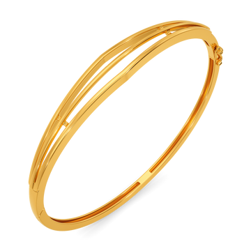 Moment of Peak Gold Bangles