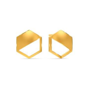 Moment of Peak Gold Earrings
