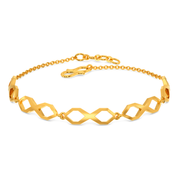 Perfectly Poised Gold Bracelets
