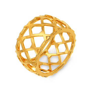 Perfectly Poised Gold Rings