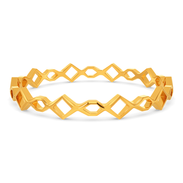 Perfectly Poised Gold Bangles