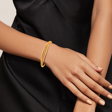 Moment of Peak Gold Bangles