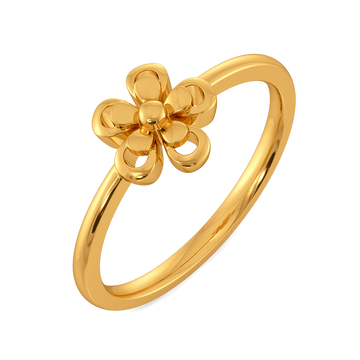 Flora Core Gold Rings