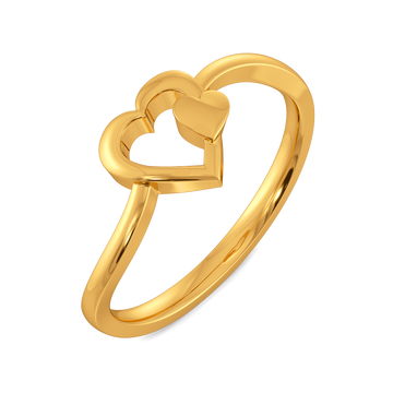Heartlight Gold Rings