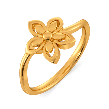 Daisy Daze Gold Rings