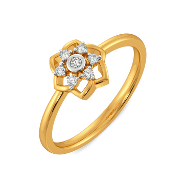 Lustre Bloom Diamond Rings