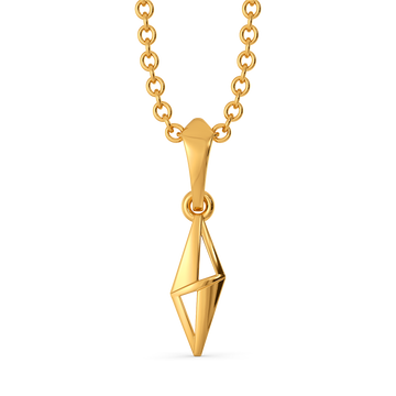 Power Pencil Play Gold Pendants