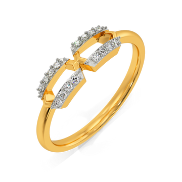 Structured Femininity Diamond Rings