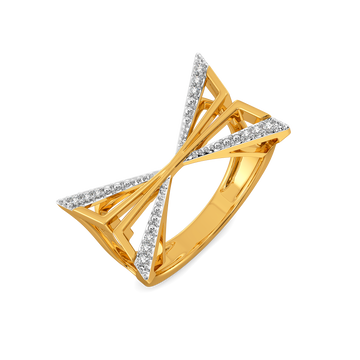 Polished yet Rebellious Diamond Rings