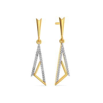 Retro Daze Diamond Earrings