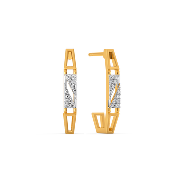 Retro Daze Diamond Earrings