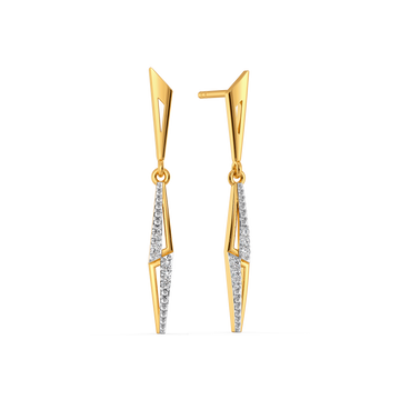 Perfectly Poised Diamond Earrings