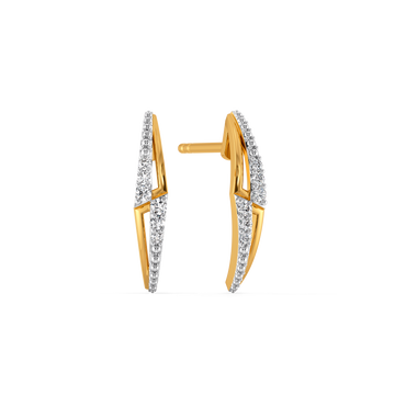 Perfectly Poised Diamond Earrings