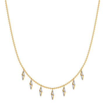 Perfectly Poised Diamond Necklaces